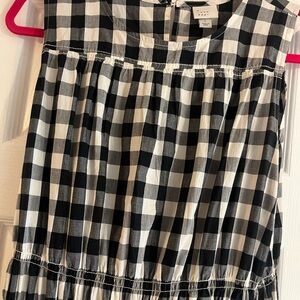a new day Black and White Checkered Midi Dress